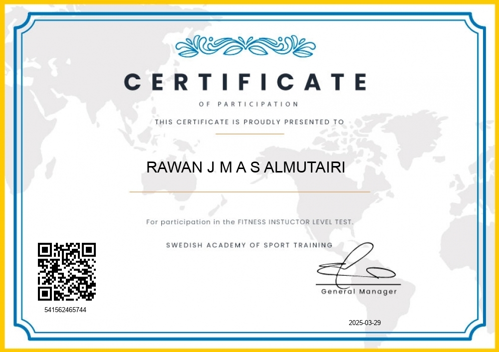 RAWAN J M A S ALMUTAIRI